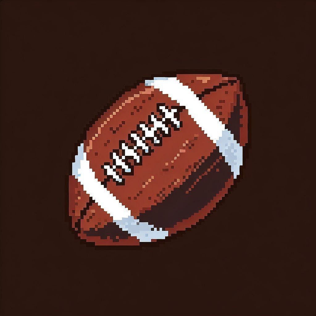 Rugby pixel ballon NFTsky on NFTsky