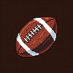 Rugby pixel ballon NFTsky on NFTsky